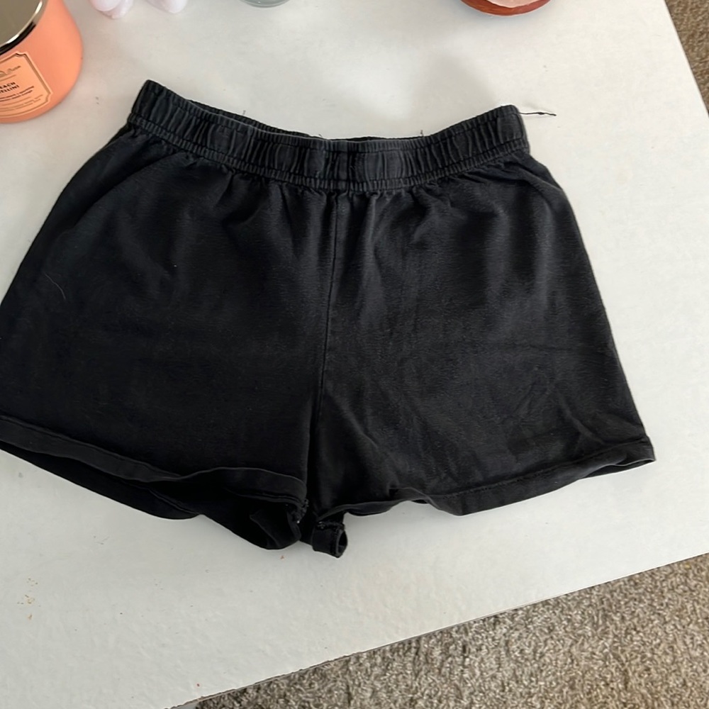 Faded glory black shorts